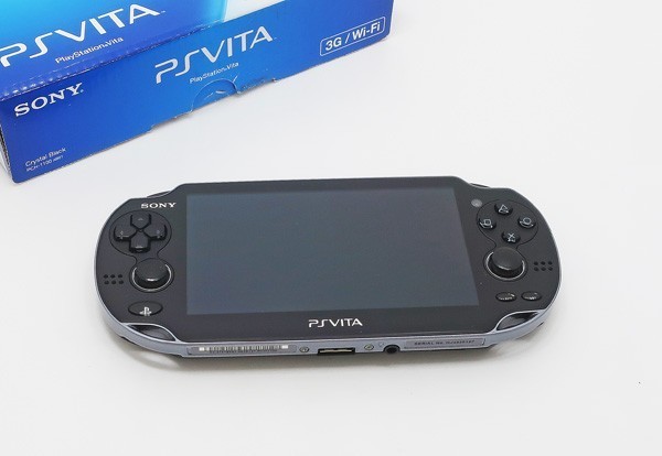 Sony PS Vita PCH-1100 / 1000 OLED Wi-Fi Black w/ Charger and Box [Near Mint] | eBay